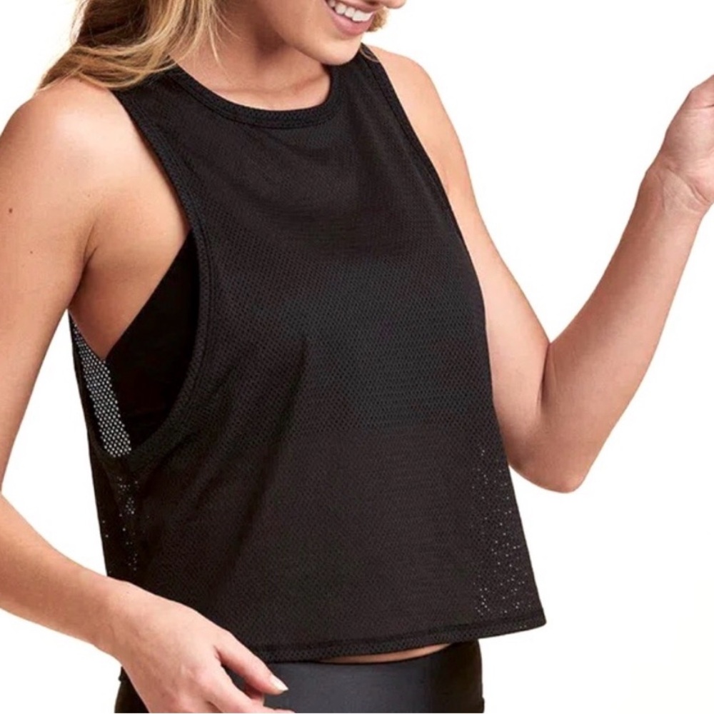 🖤 NWT Spyder Mesh Flowy Sleeveless Workout Tank - Size Small 🖤